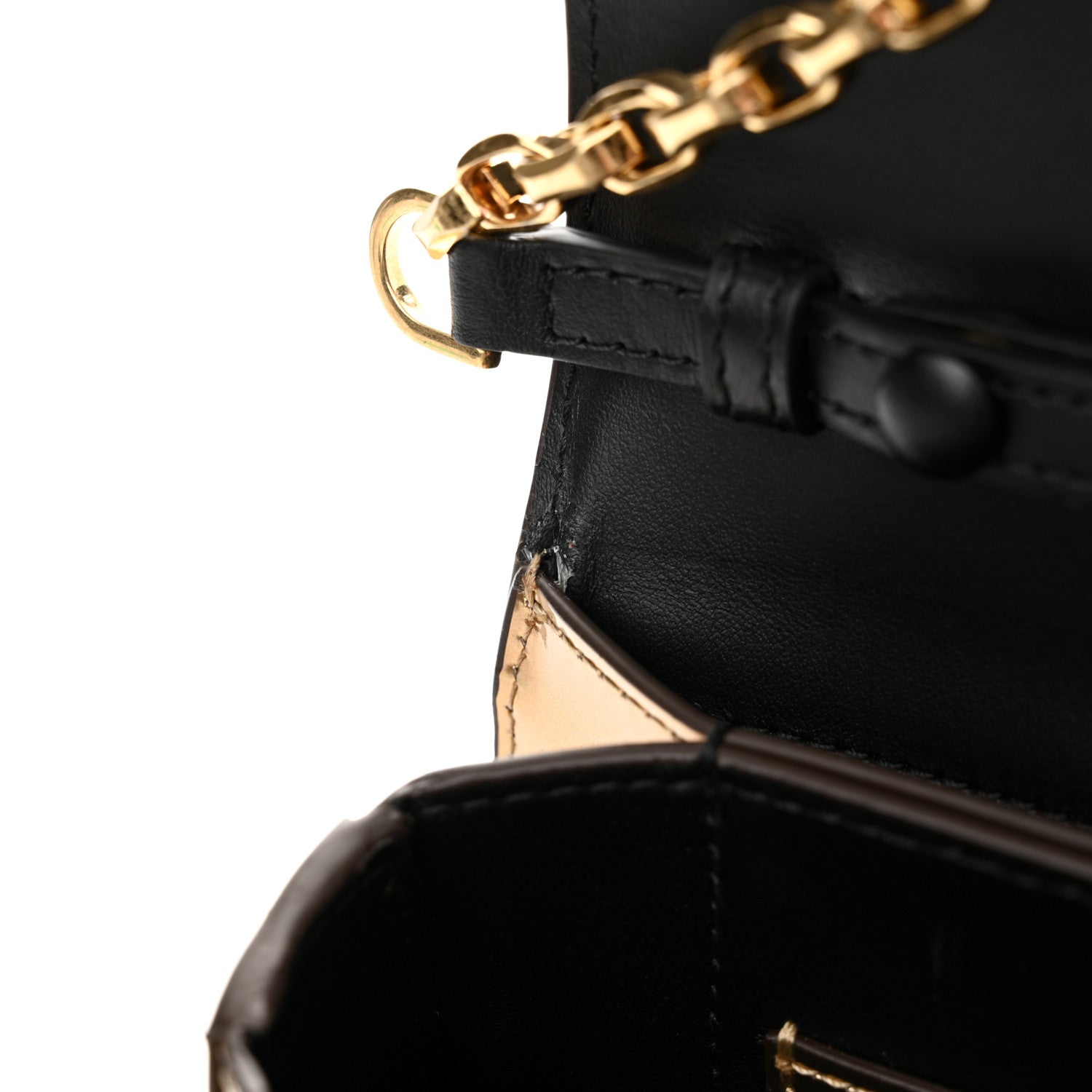 Lanvin Metallic Calfskin Concerto Bag Gold 11 of 12