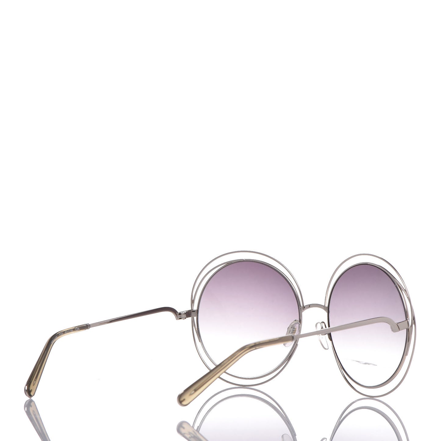 Oversize Round Carlina Oversized Round Sunglasses CE114S Silver