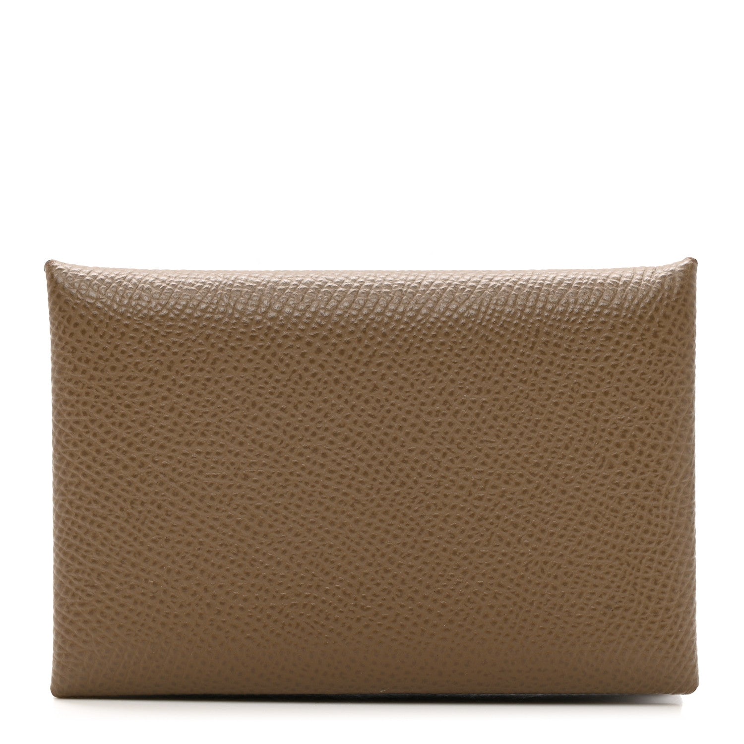 Hermes Epsom Calvi Card Case Etoupe 1 of 7