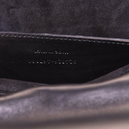 Saint Laurent Calfskin Lutetia Flap Clutch Black 10 of 13