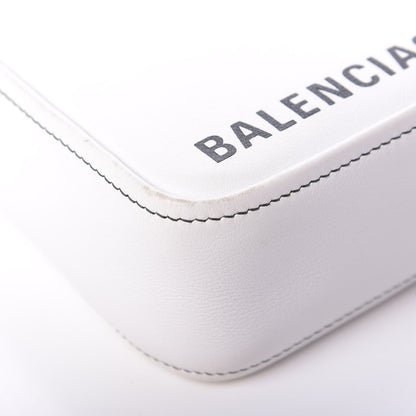 Balenciaga Calfskin XS Triangle Duffle White 10 of 17
