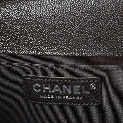 Chanel Caviar Quilted Medium Boy Flap Brown 6 of 8