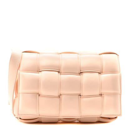 Bottega Veneta Nappa Maxi Intrecciato Padded Cassette Crossbody Bag Melon Washed 1 of 9
