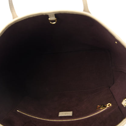 Louis Vuitton Empreinte Monogram Giant Neverfull MM Tourterelle 5 of 9