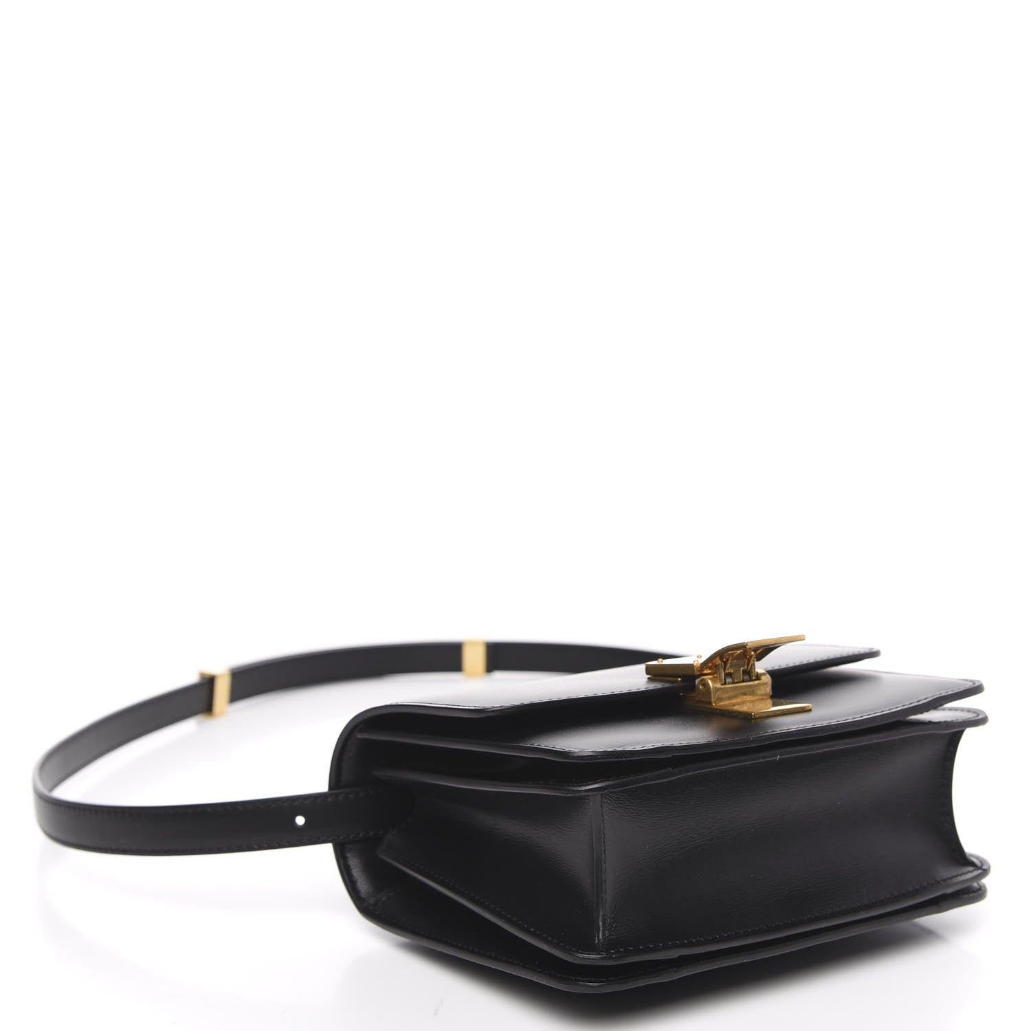 Celine Box Calfskin Small Classic Box Flap Bag Black 4 of 8