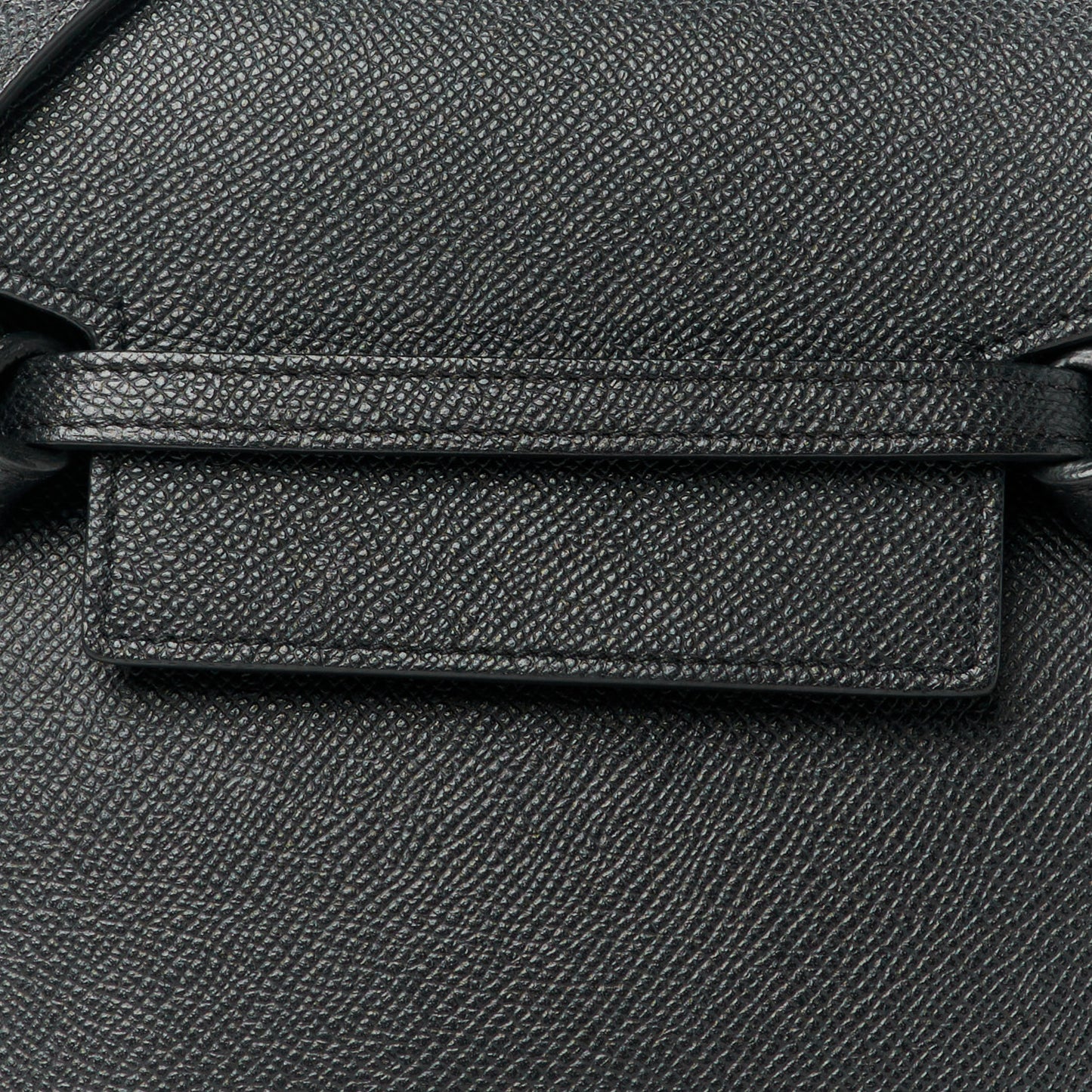 Grained Calfskin Nano Belt Bag Black