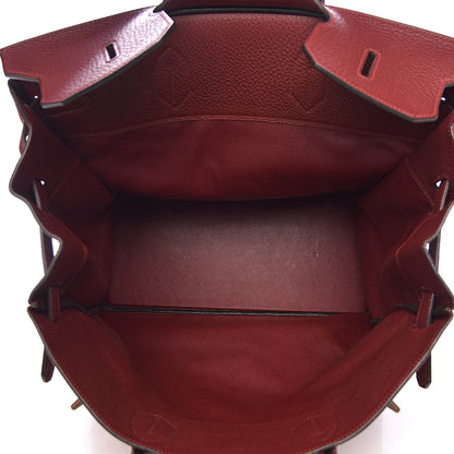 Hermes Fjord HAC Birkin 45 Rouge H 5 of 43
