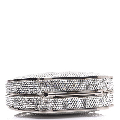 Judith Leiber Crystal Minaudiere Clutch Silver 4 of 10