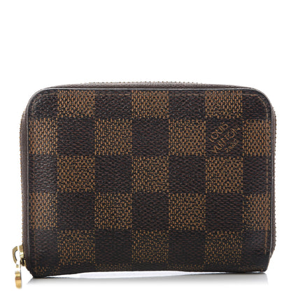 Louis Vuitton Damier Ebene Zippy Coin Purse 1 of 8