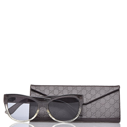 Gucci Glitter Cat Eye Optyl Sunglasses GG 3838F Grey Silver 9 of 9
