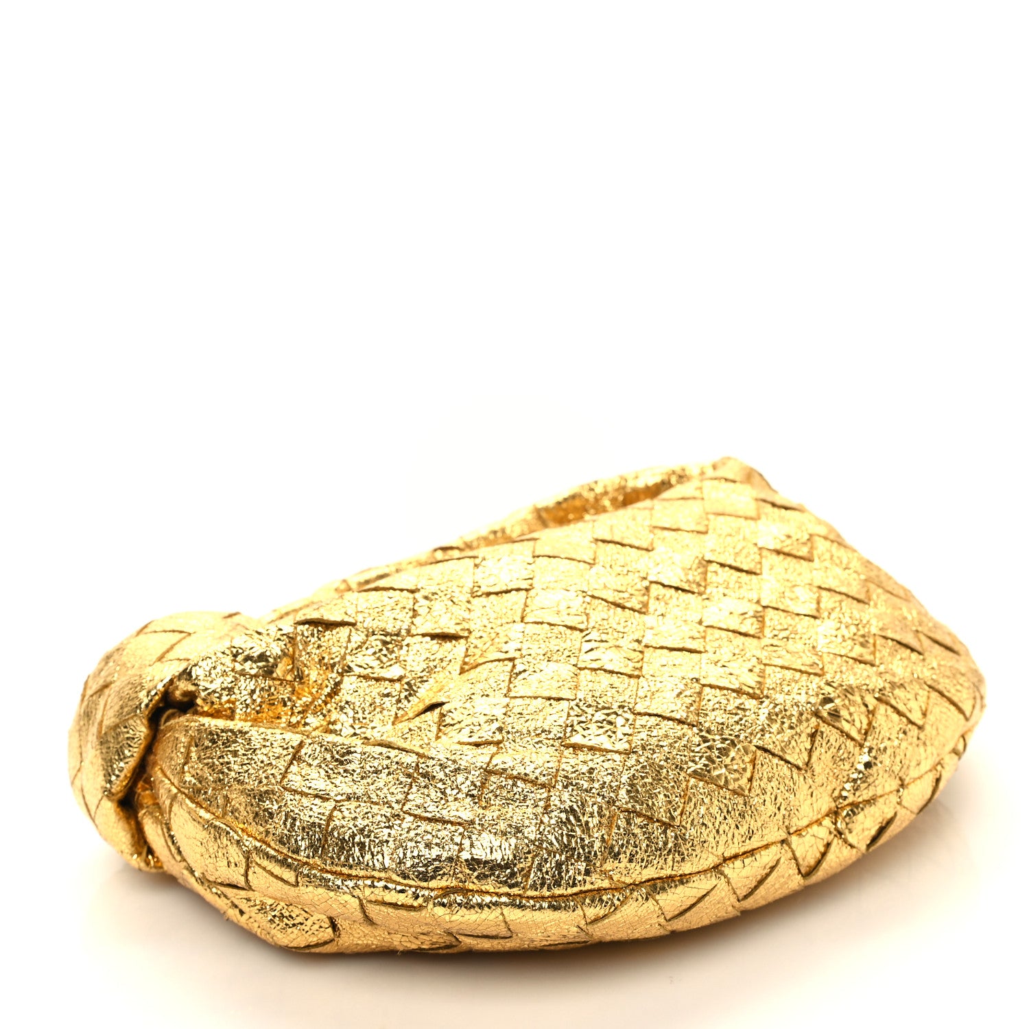 Bottega Veneta Metallic Nappa Intrecciato Mini Jodie Gold 4 of 10