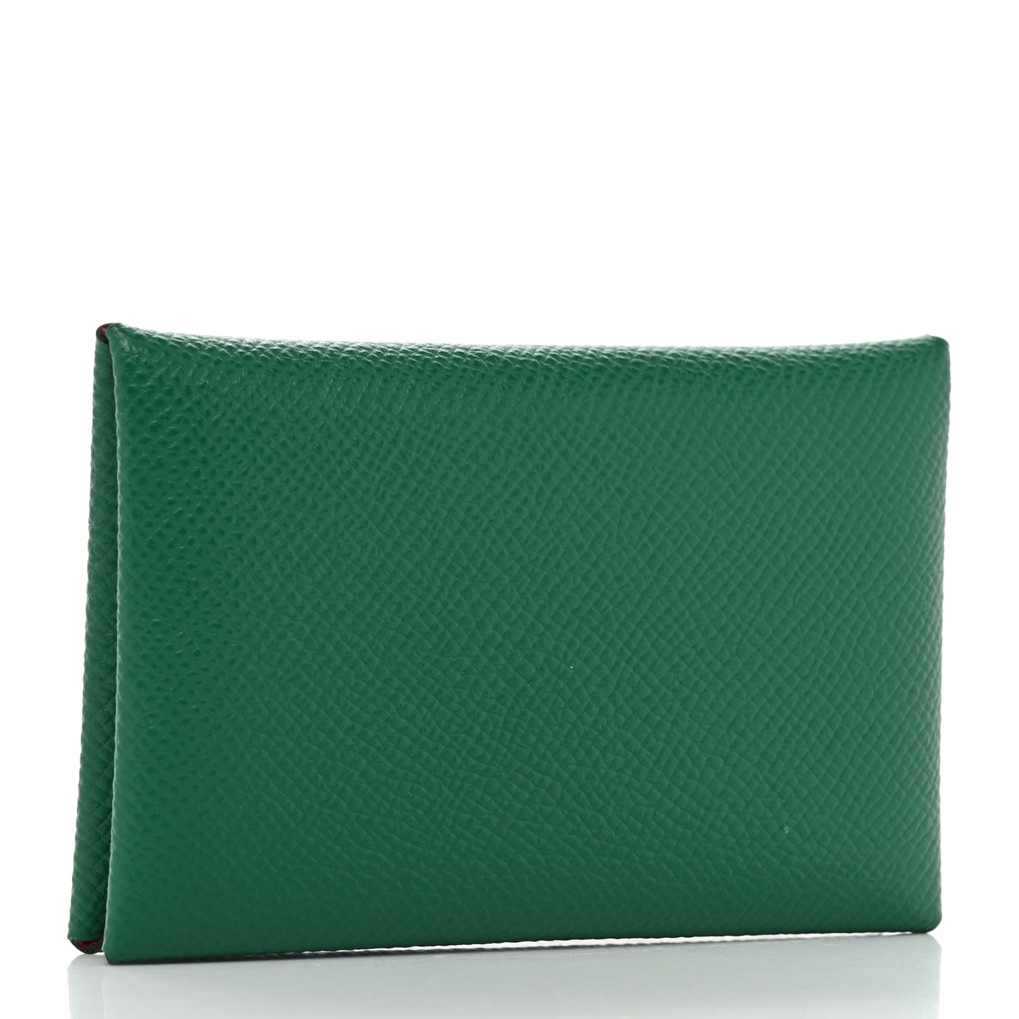 Epsom Horseshoe Calvi Card Case Vert Vertigo Rose Azalee