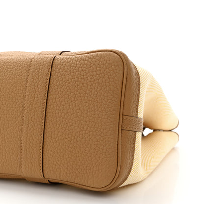 Hermes Twill H Negonda Garden Party 30 TPM Ecru Jaune De Naples Biscuit 10 of 11