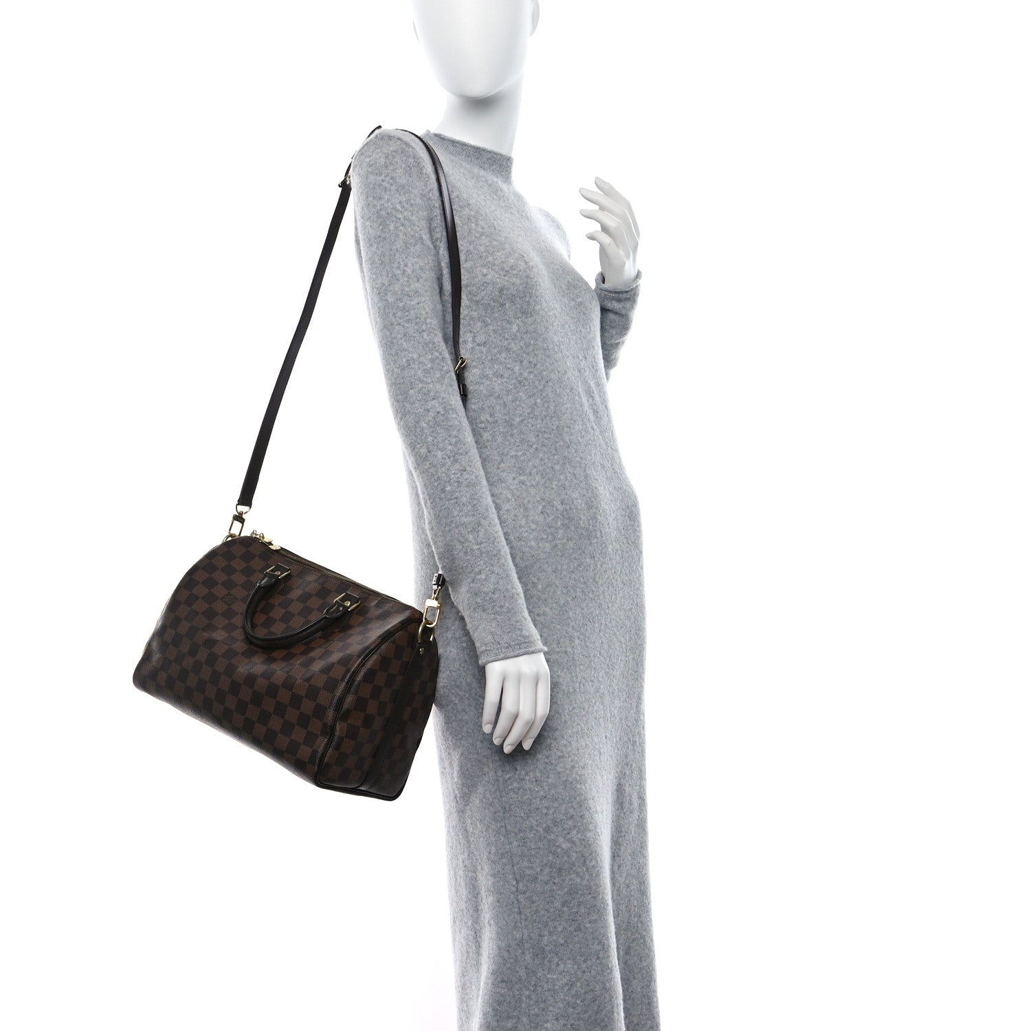 Louis Vuitton Damier Ebene Speedy Bandouliere 30 2 of 14