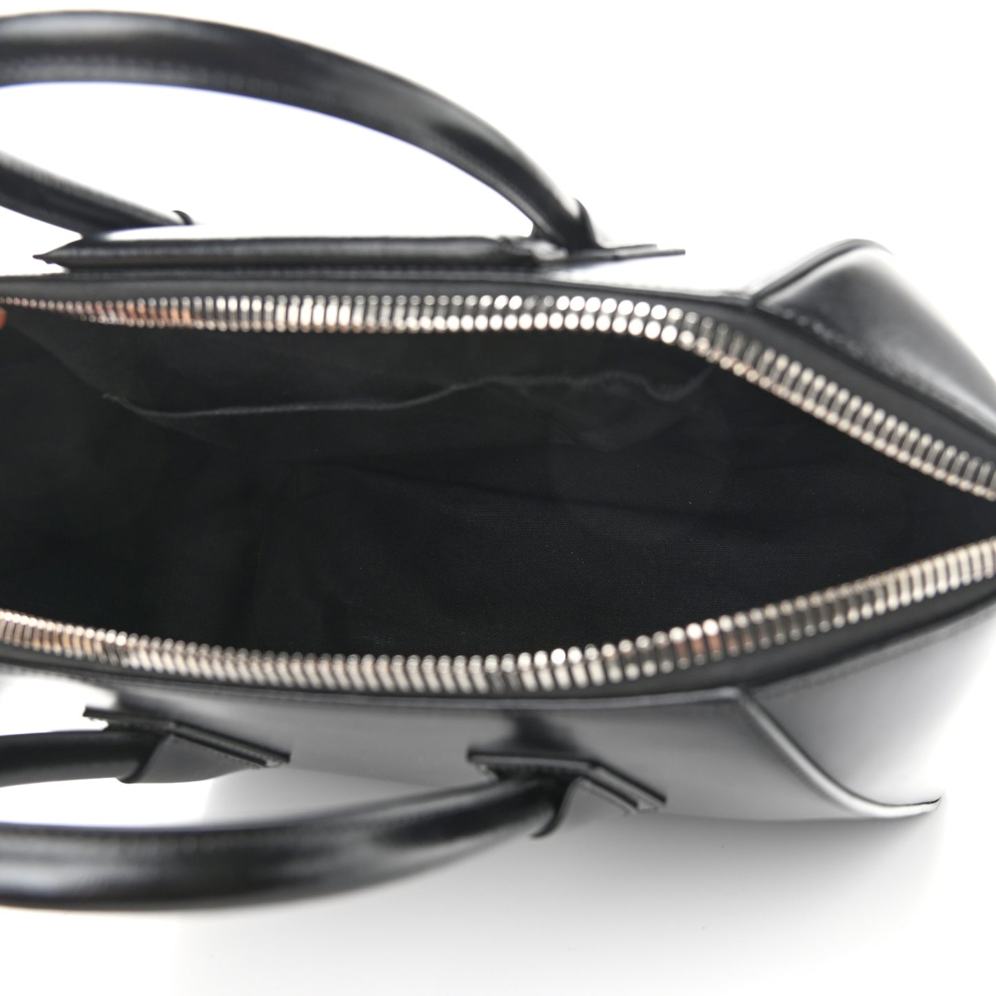 Shiny Lord Calfskin Medium Antigona Black