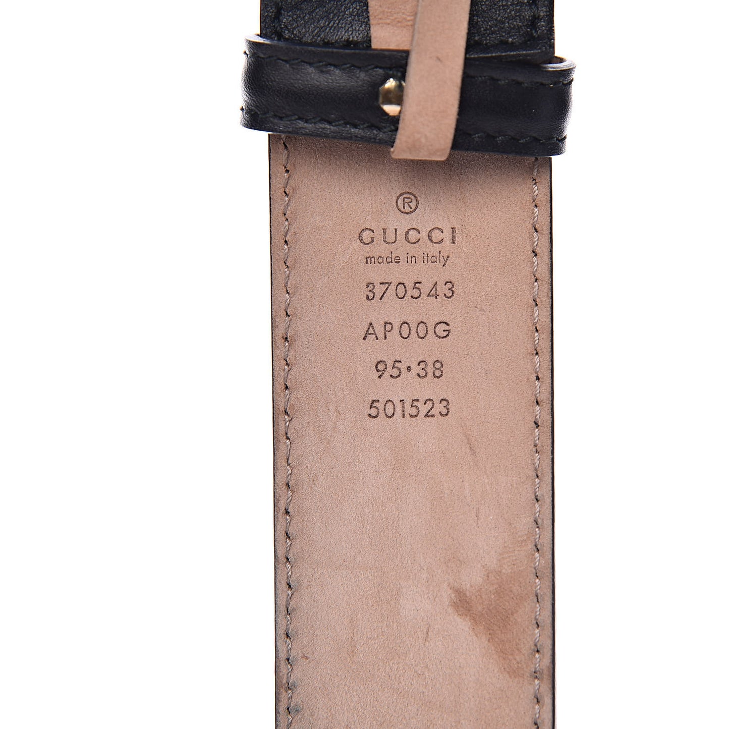 Calfskin Interlocking G 37mm Belt 95 38 Black