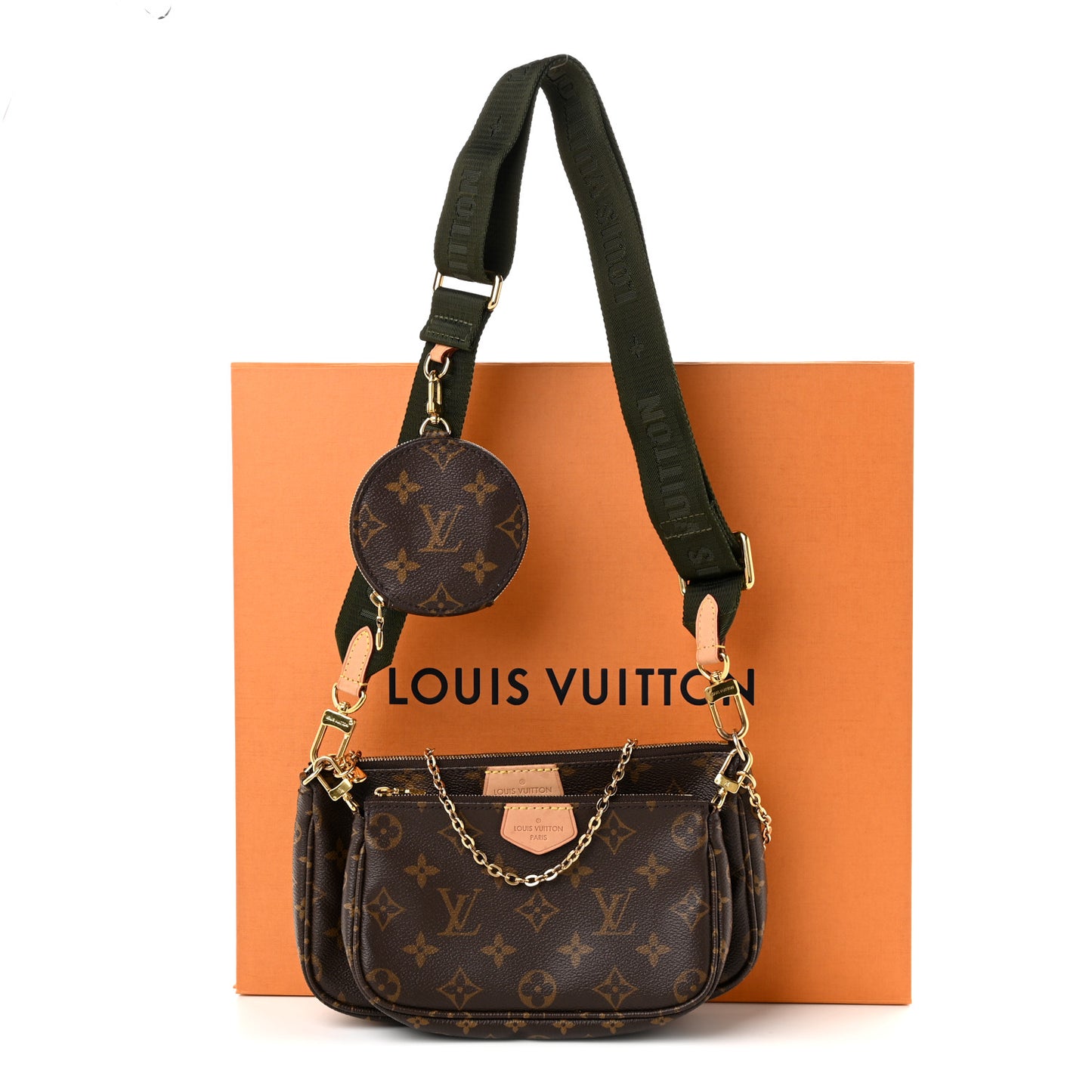 Monogram Multi Pochette Accessories Kaki