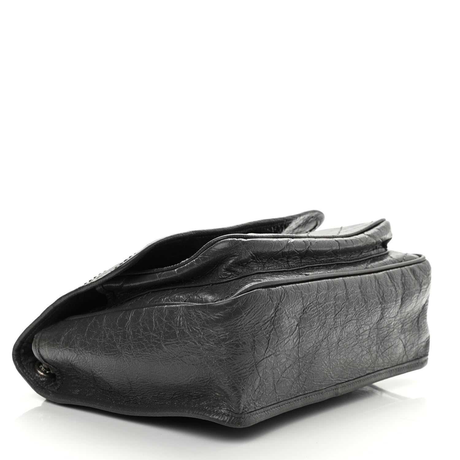 Saint Laurent Crinkled Calfskin Matelasse Monogram Medium Niki Chain Pebble 4 of 10