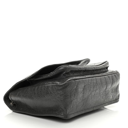 Saint Laurent Crinkled Calfskin Matelasse Monogram Medium Niki Chain Pebble 4 of 10
