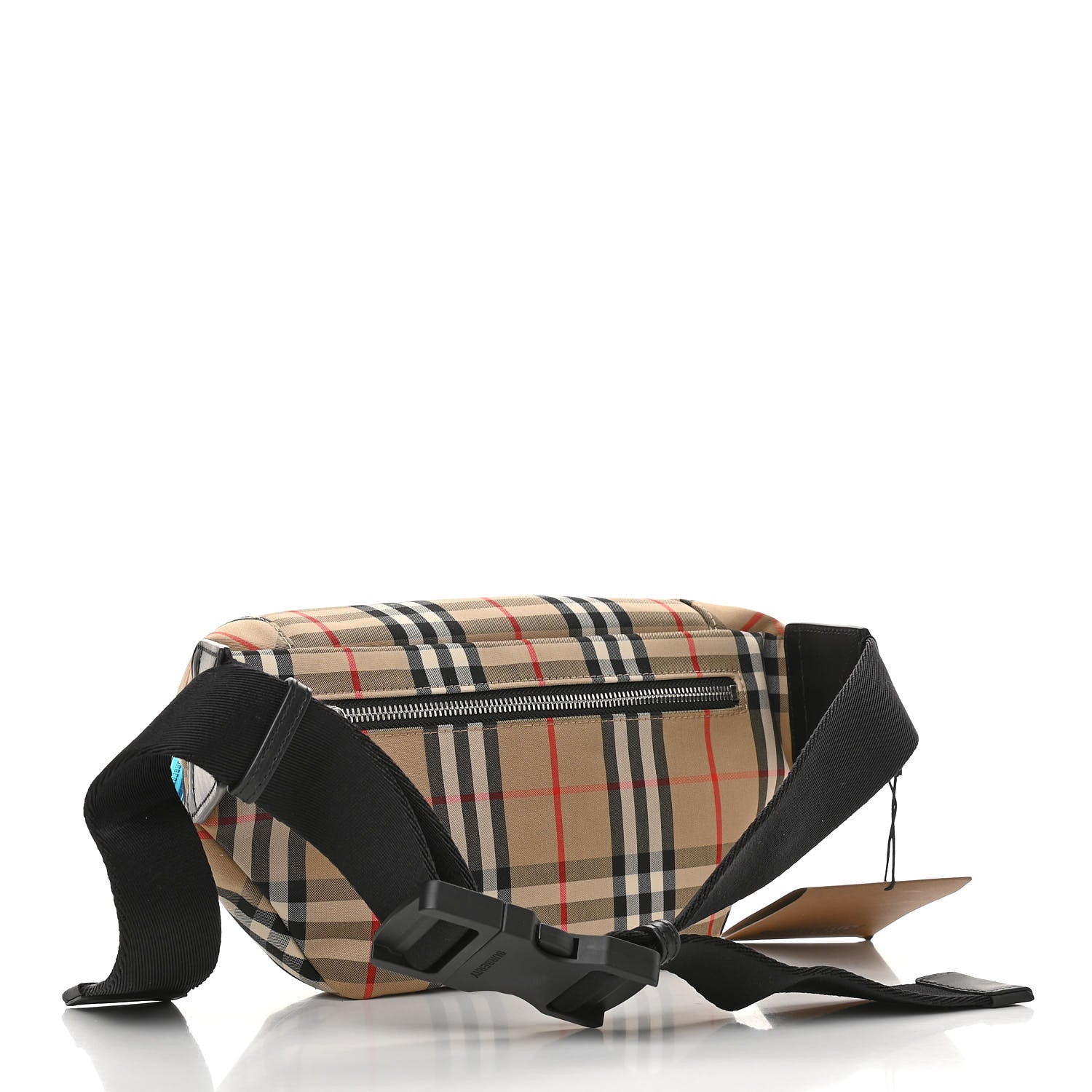 Burberry Nylon Vintage Check Medium Sonny Bum Bag Archive Beige Black 3 of 9