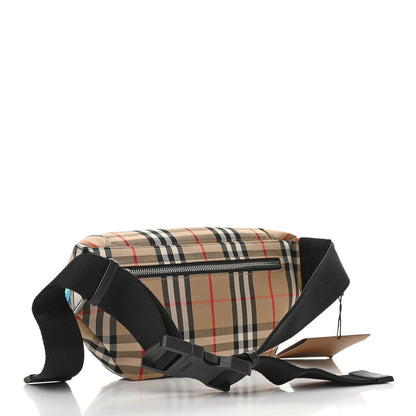 Burberry Nylon Vintage Check Medium Sonny Bum Bag Archive Beige Black 3 of 9