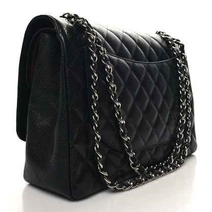 Chanel Caviar Quilted Maxi Double Flap Black 3 of 10