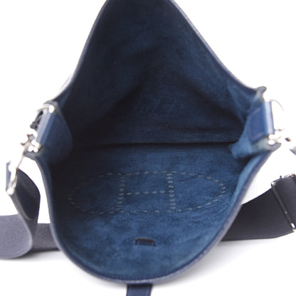 Hermes Taurillon Clemence Evelyne III PM Bleu Thalassa 5 of 14