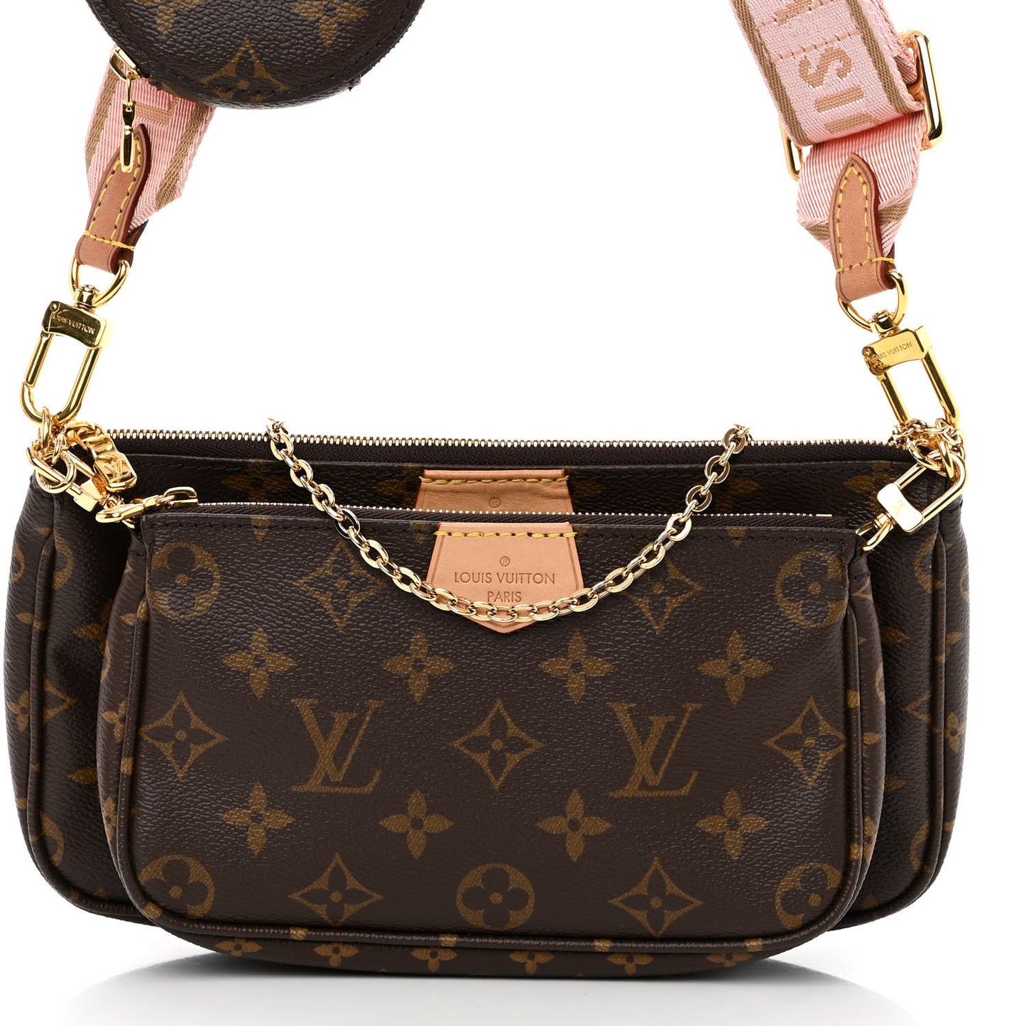Monogram Multi Pochette Accessories Rose Clair