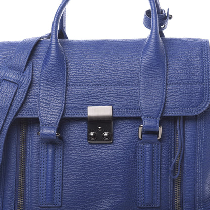 3.1 Phillip Lim 3.1 Medium Pashli Satchel Cobalt Blue 8 of 10