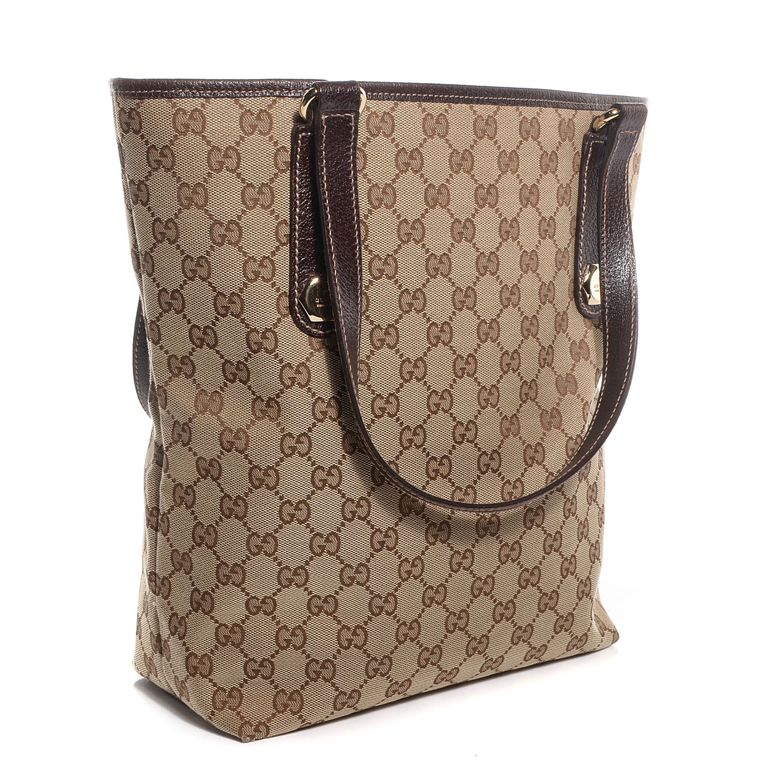 Gucci Monogram Charmy Tote Brown 3 of 7