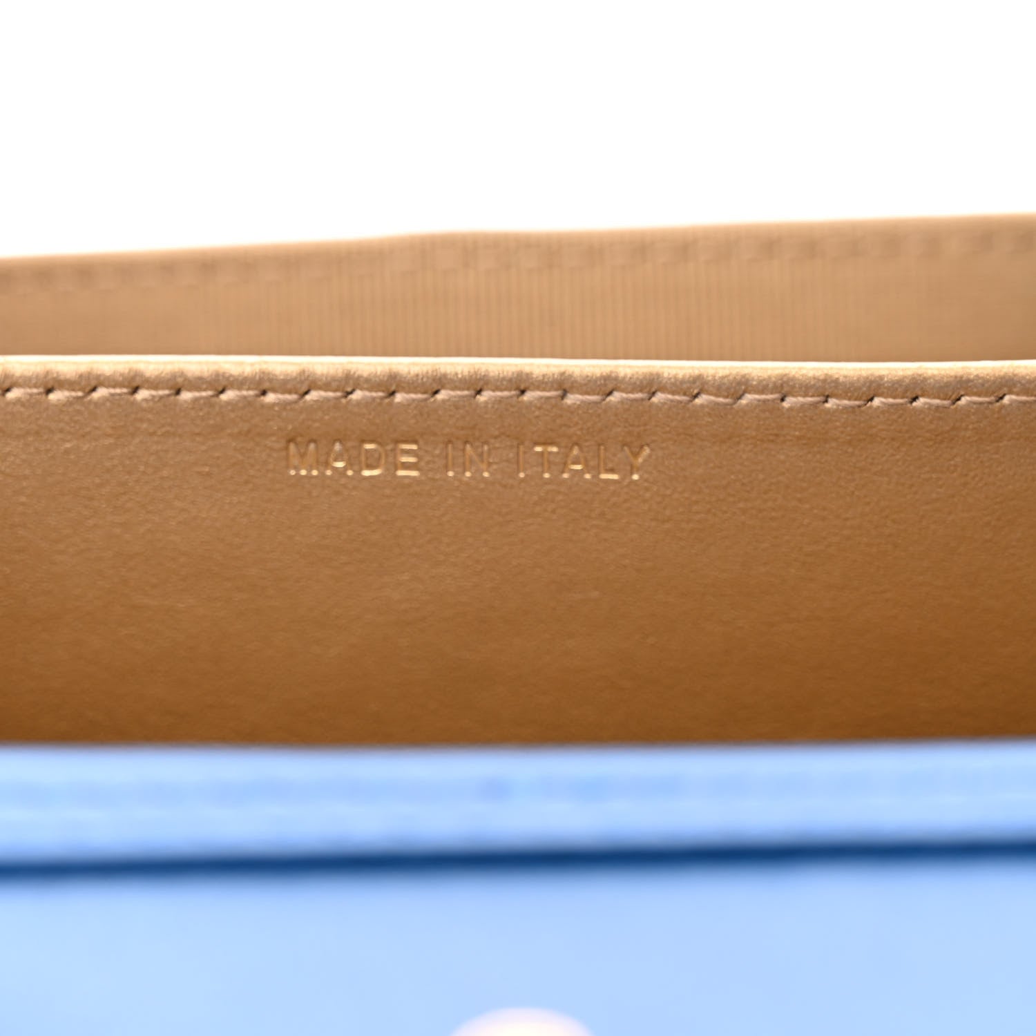Chanel Lambskin Quilted Pearl Crush Clutch With Chain Blue 7 of 13