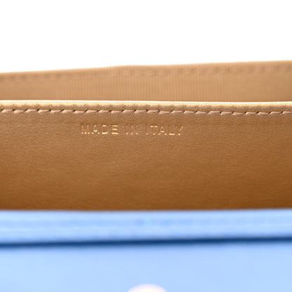 Chanel Lambskin Quilted Pearl Crush Clutch With Chain Blue 7 of 13