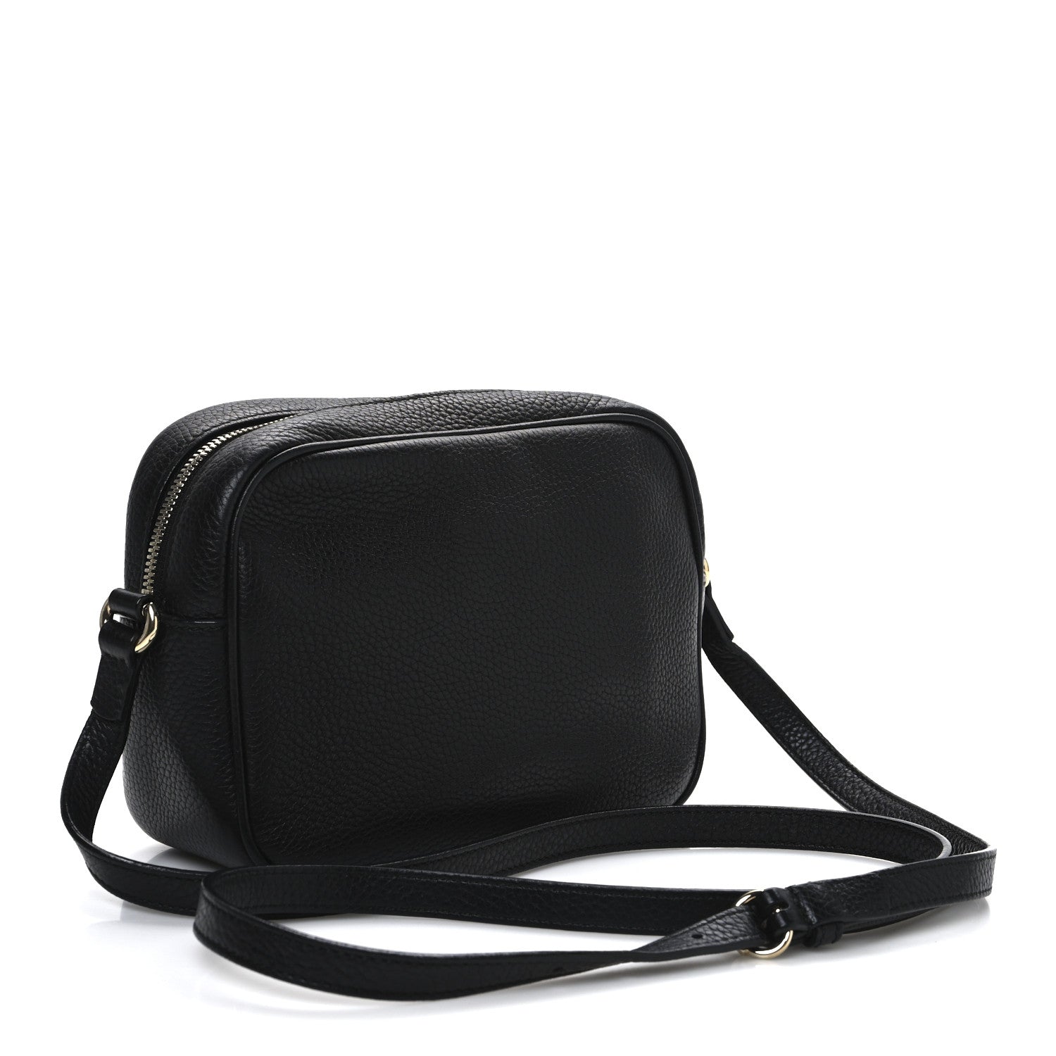 Gucci Pebbled Calfskin Small Soho Disco Bag Black 3 of 11