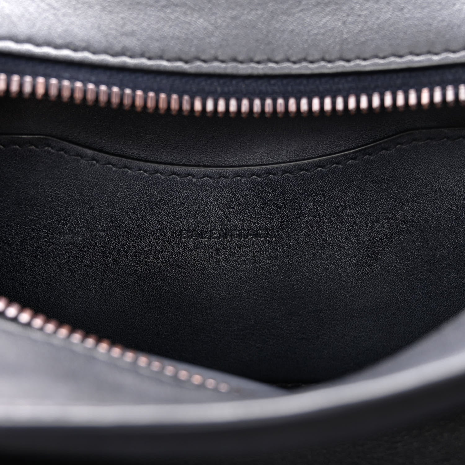 Balenciaga Used Calfskin Rust Hardware Mini Neo Classic City Navy 6 of 10