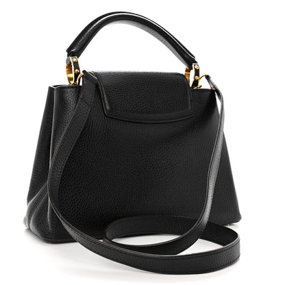 Louis Vuitton Taurillon Capucines BB Black 3 of 14