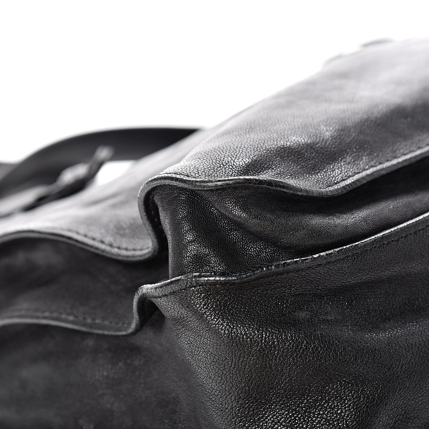 Lambskin Large PS1 Satchel Black