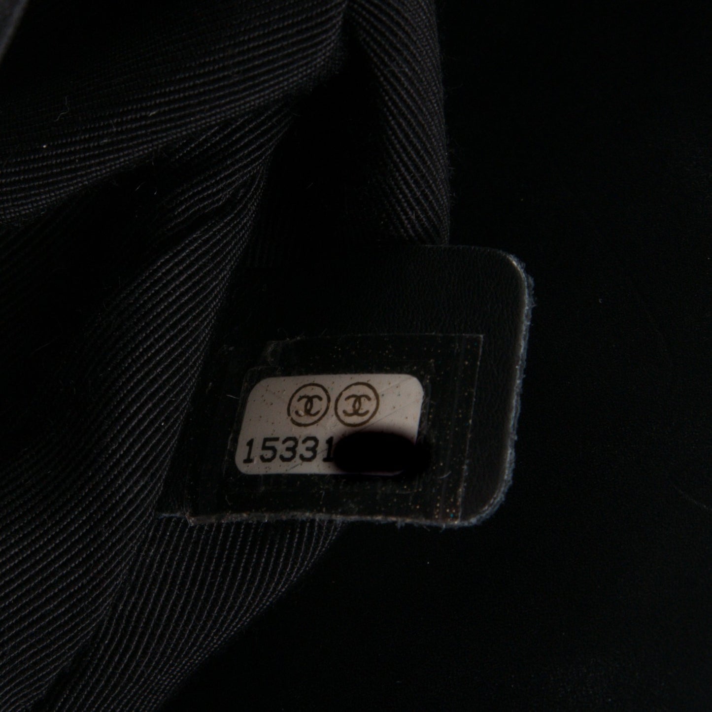 Glazed Calfskin Boy Tote Black