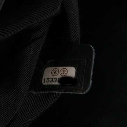 Chanel Glazed Calfskin Boy Tote Black 7 of 8