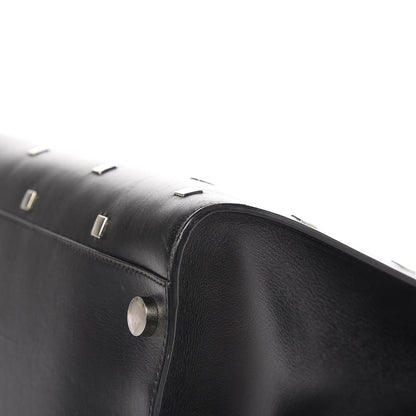 Jimmy Choo Calfskin Studded Riley Tote Black 9 of 11