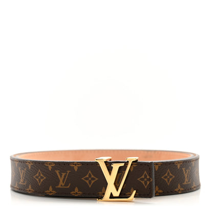 Louis Vuitton Mini Monogram 25mm LV Initiales Belt 80/32 1 of 7