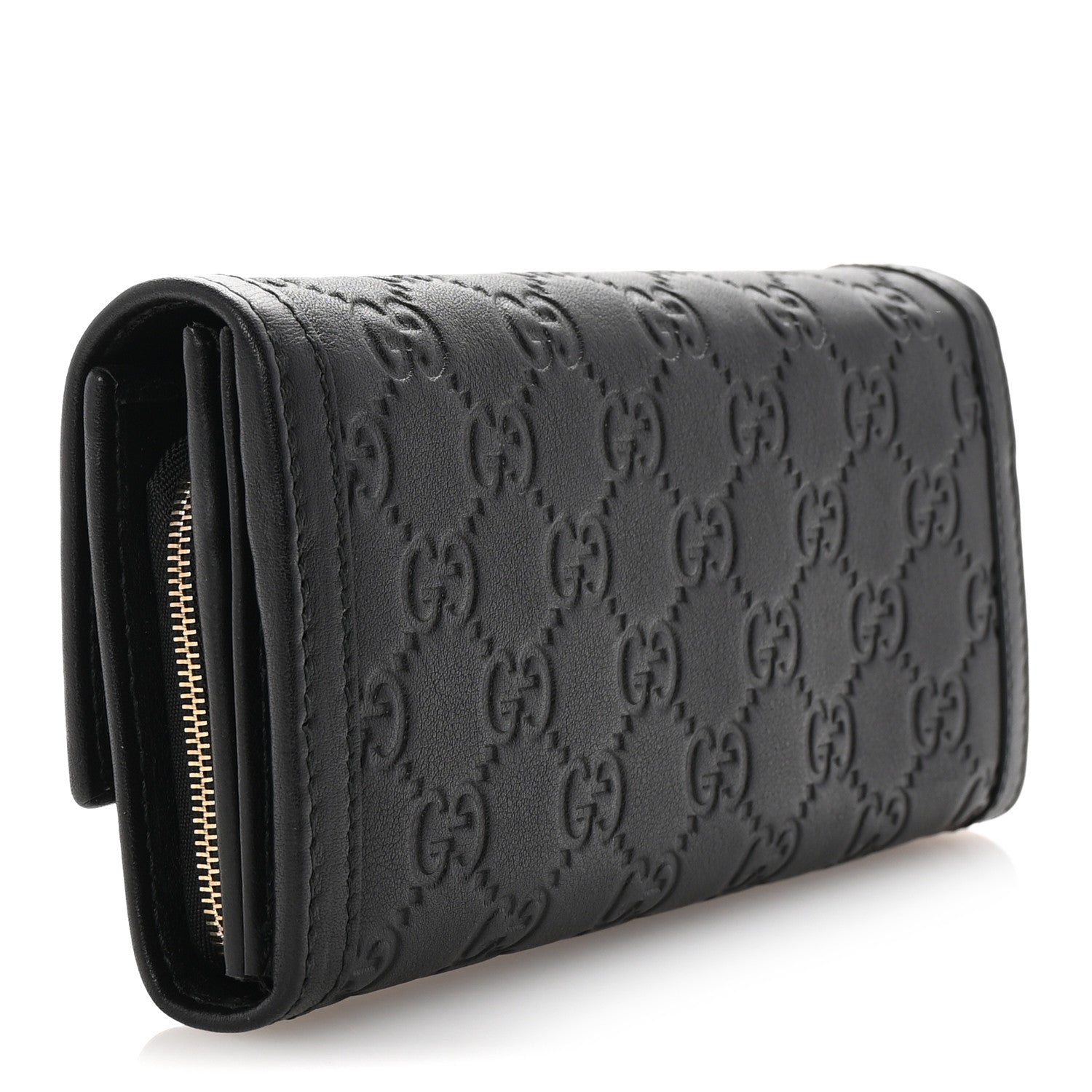 Gucci Guccissima Sukey Continental Wallet Continental Wallet Black 3 of 7