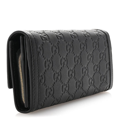 Gucci Guccissima Sukey Continental Wallet Continental Wallet Black 3 of 7