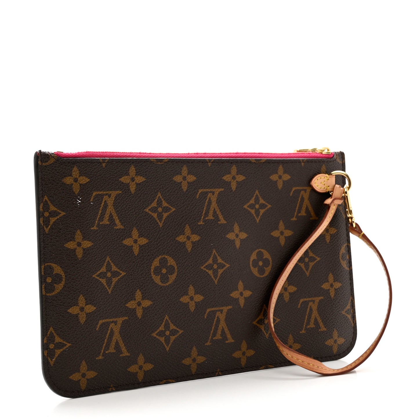 Monogram Neverfull MM GM Pochette Fuchsia