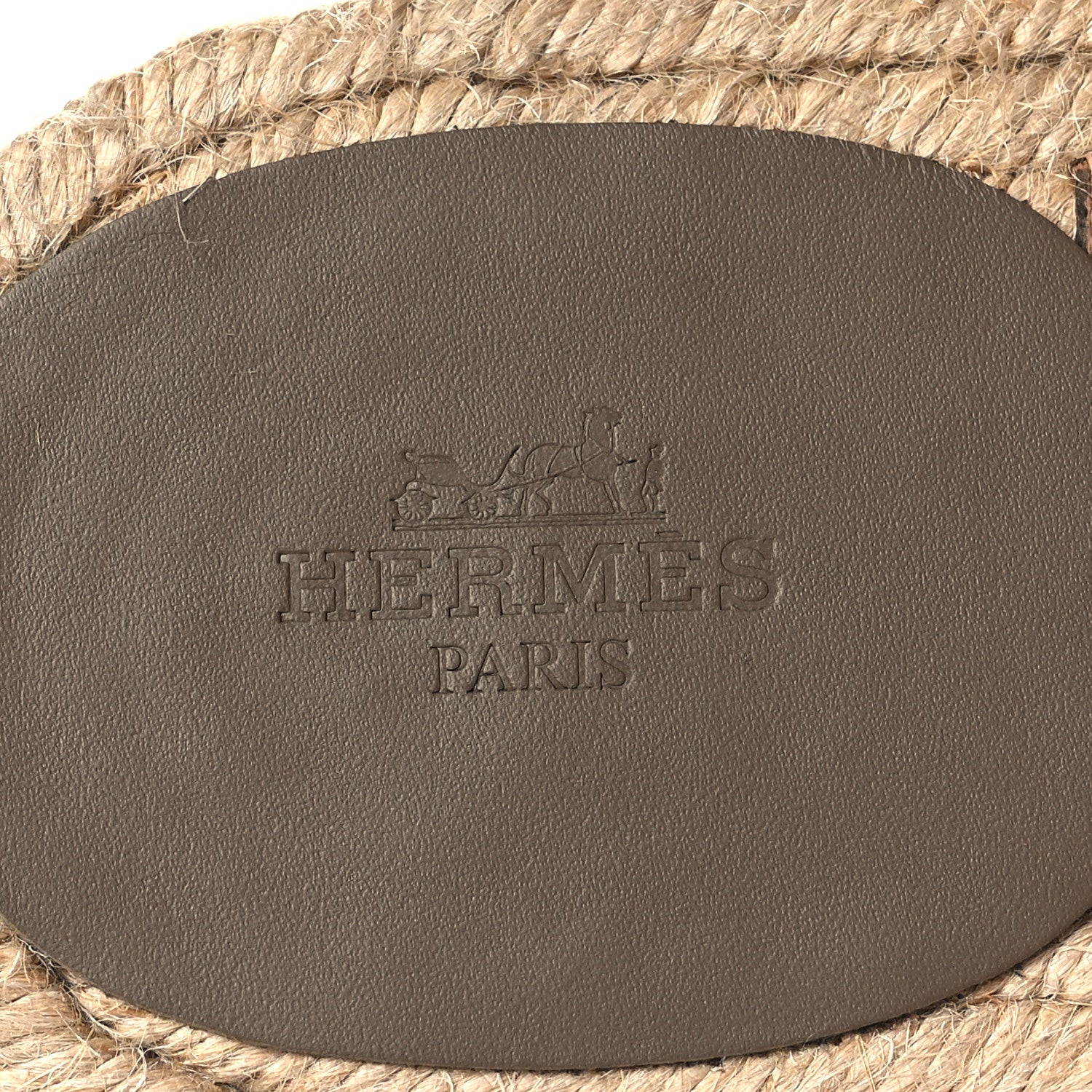 Hermes Suede Goatskin Mens Antigua Espadrille Sandals 44 Beige Sable 9 of 10