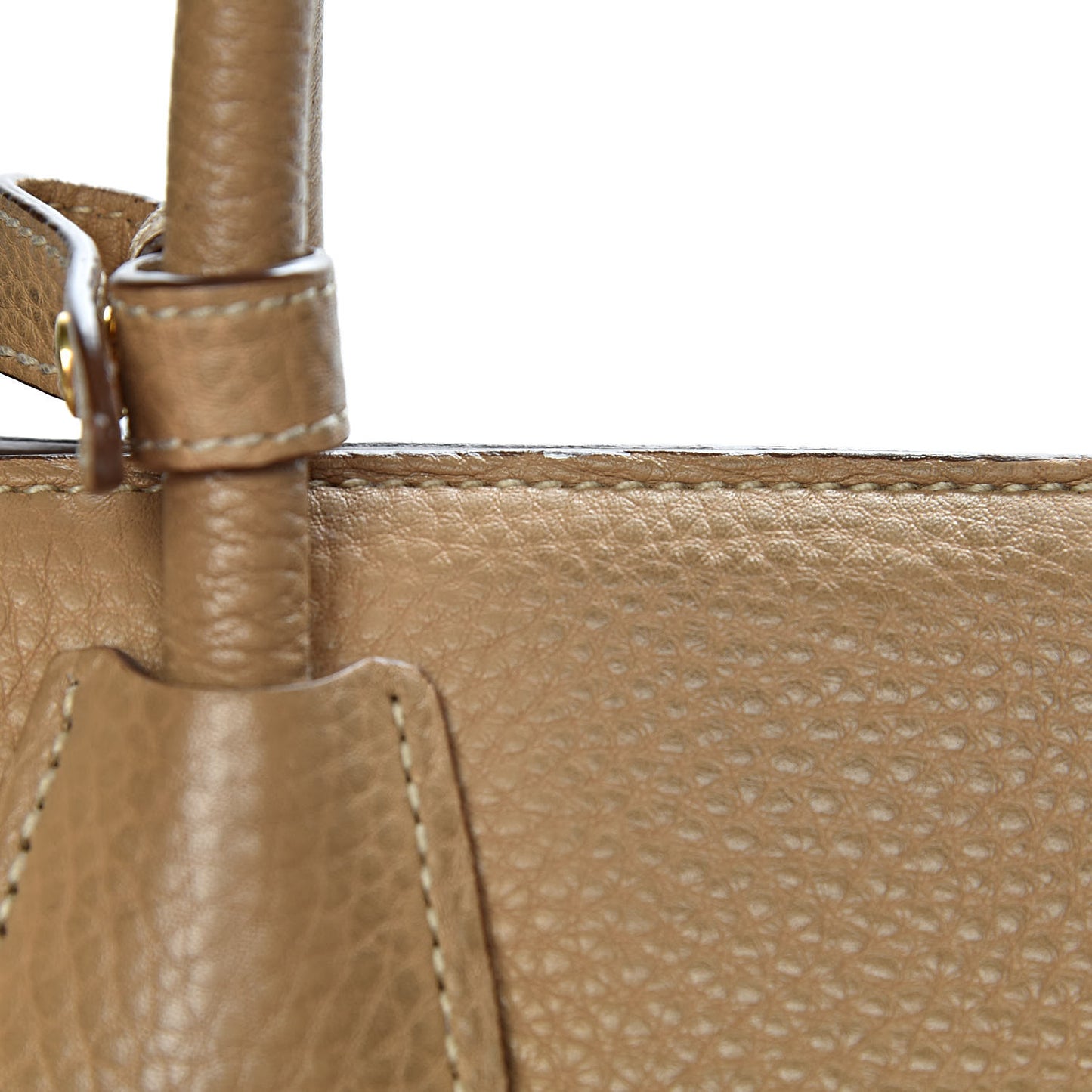 Vitello Daino Shopping Tote Sughero