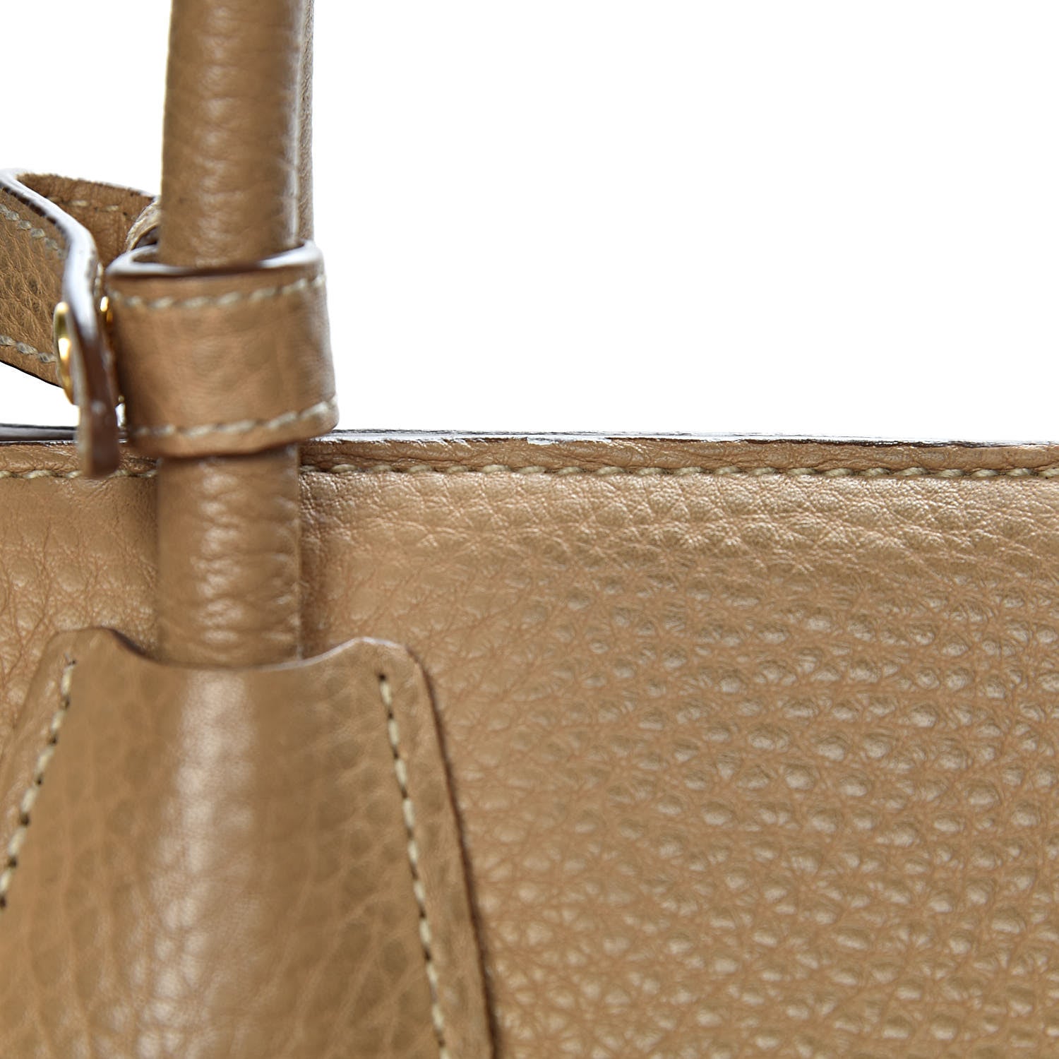 Prada Vitello Daino Shopping Tote Sughero 17 of 27