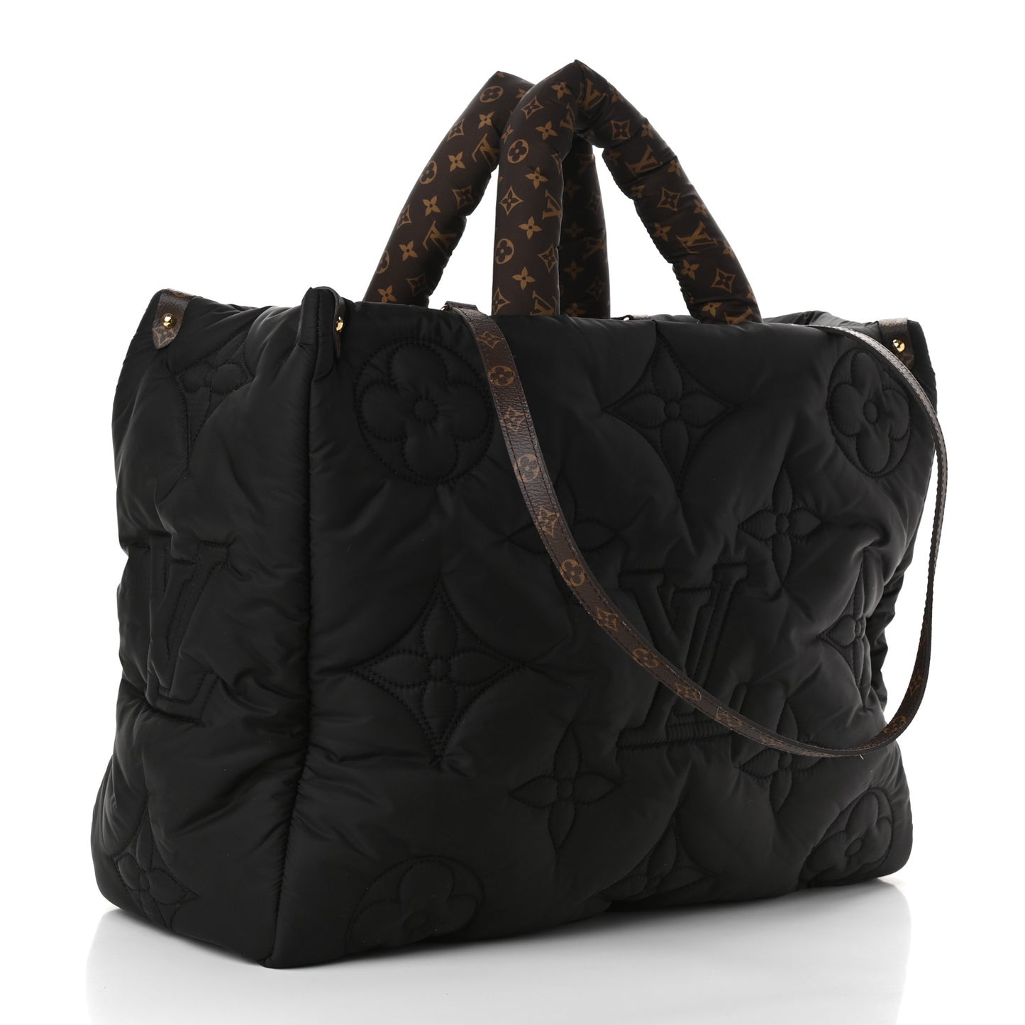 Econyl Monogram Pillow Giant Onthego GM Black