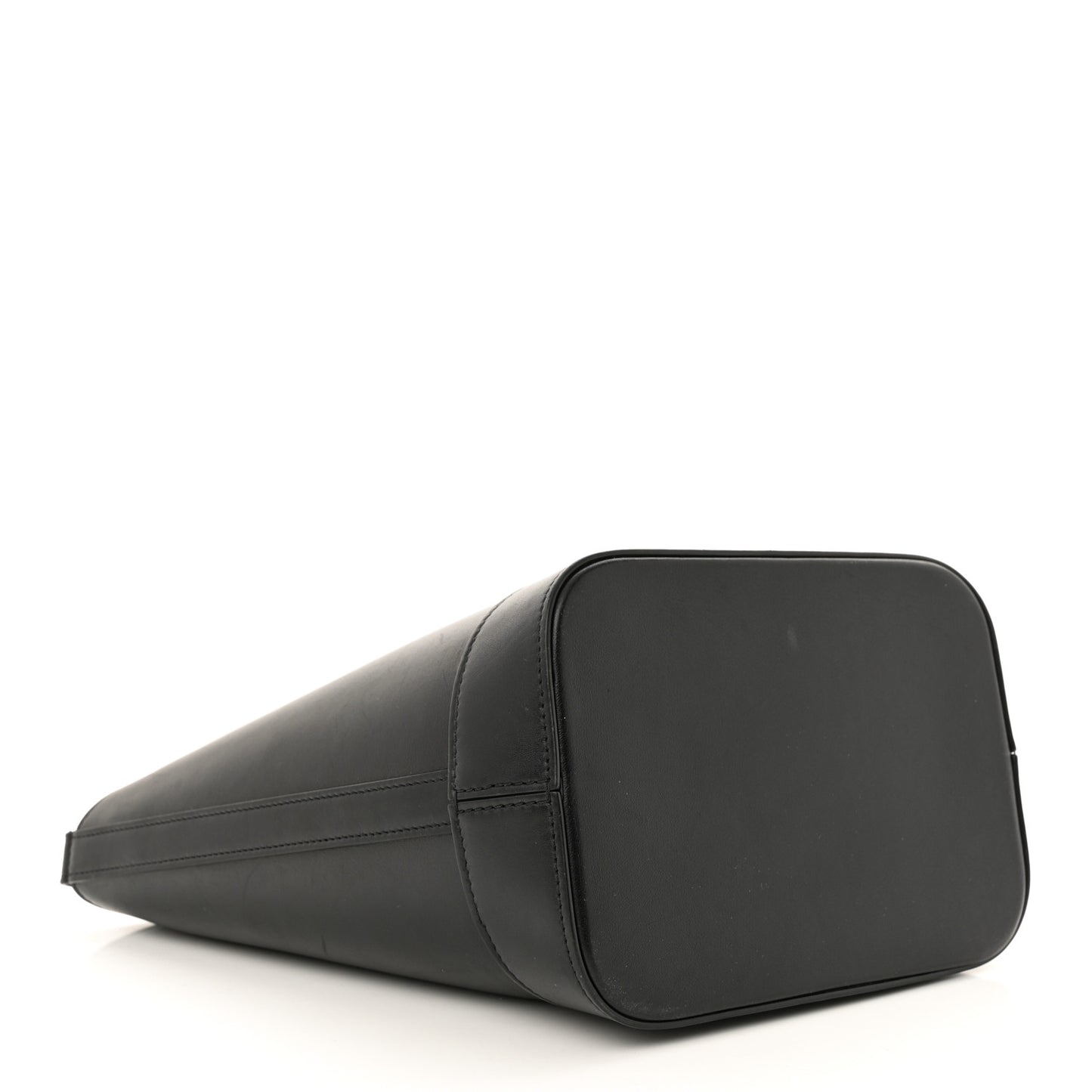 Smooth Calfskin Triomphe Small Bucket Bag Black