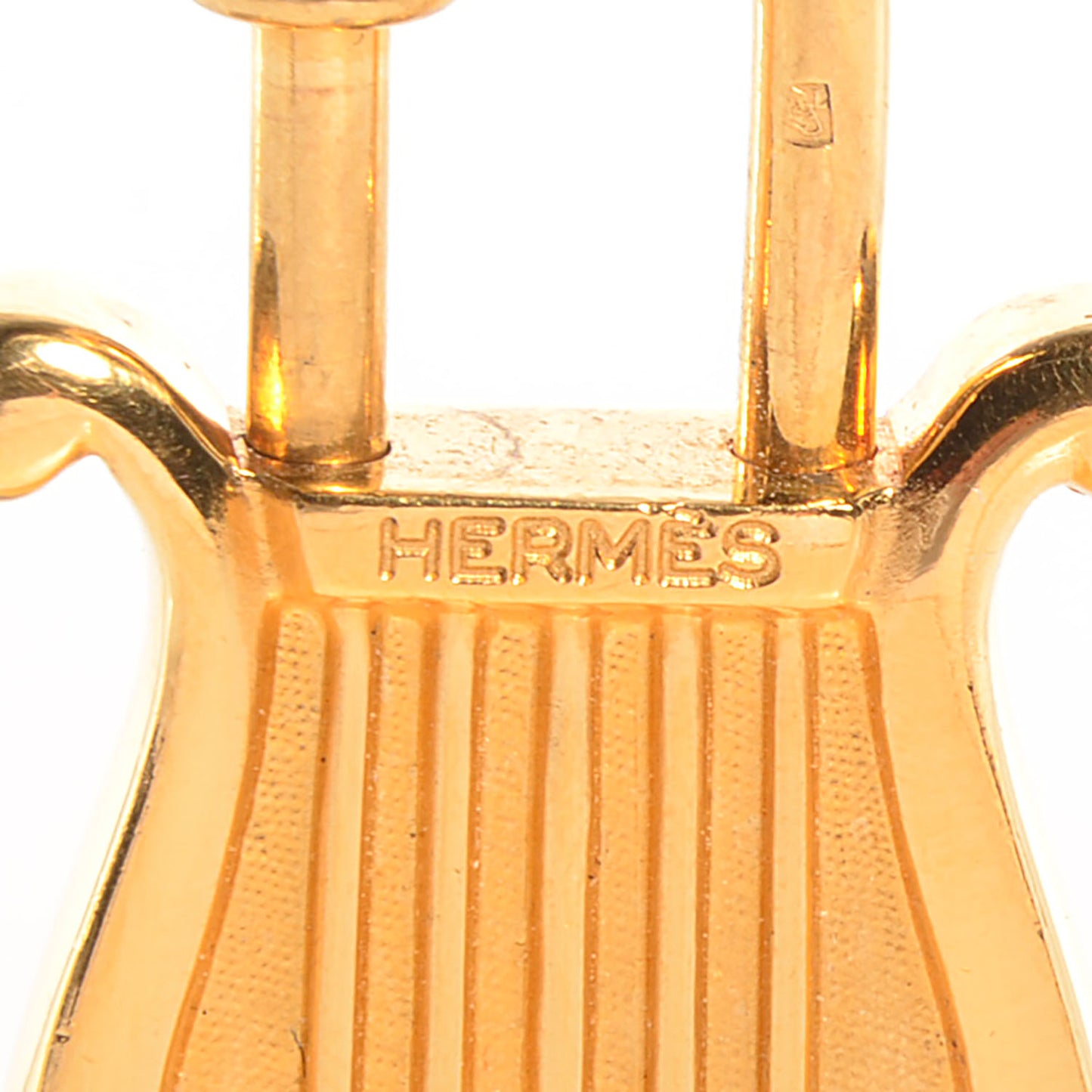 Annee De La Musique Harp Cadena Bag Charm Gold