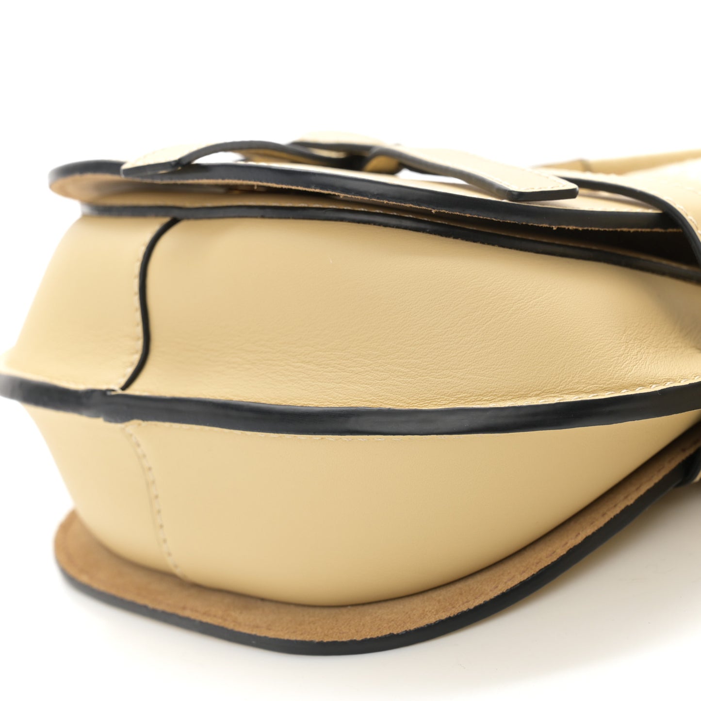 Calfskin Jacquard Mini Gate Dual Bag Butter